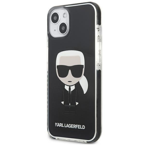 Dėklas Karl Lagerfeld Iconik Karl KLHCP13STPEIKK iPhone 13 mini Juodas 1 Dėklas Karl Lagerfeld Iconik Karl KLHCP13STPEIKK iPhone 13 mini Juodas 1