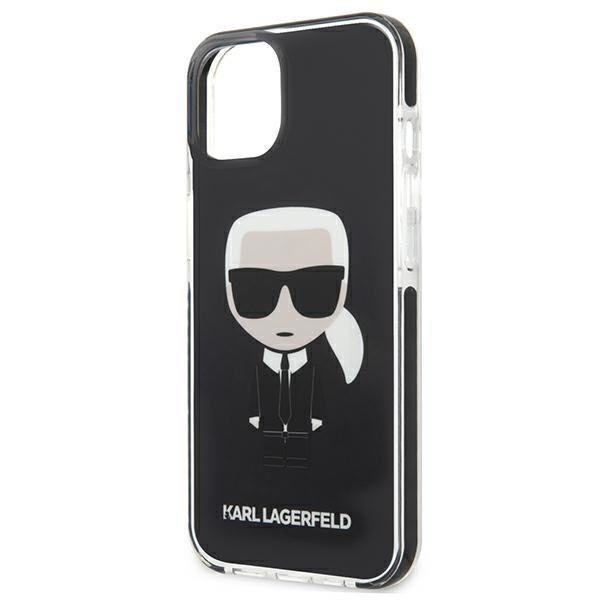 Dėklas Karl Lagerfeld Iconik Karl KLHCP13STPEIKK iPhone 13 mini Juodas 5 Dėklas Karl Lagerfeld Iconik Karl KLHCP13STPEIKK iPhone 13 mini Juodas 5