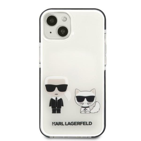Dėklas Karl Lagerfeld Choupette KLHCP13STPEKCW iPhone 13 mini Baltas 2 Dėklas Karl Lagerfeld Choupette KLHCP13STPEKCW iPhone 13 mini Baltas 2