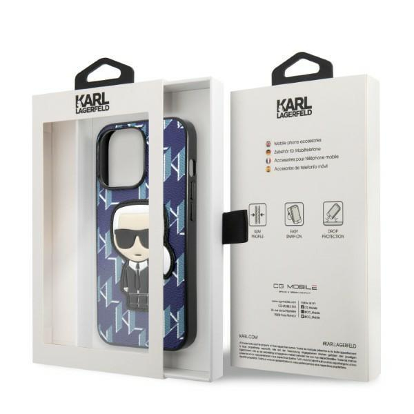 Dėklas Karl Lagerfeld Monogram Ikonik Patch KLHCP13XPMNIKBL iPhone 13 Pro Max Mėlynas 7 Dėklas Karl Lagerfeld Monogram Ikonik Patch KLHCP13XPMNIKBL iPhone 13 Pro Max Mėlynas 7