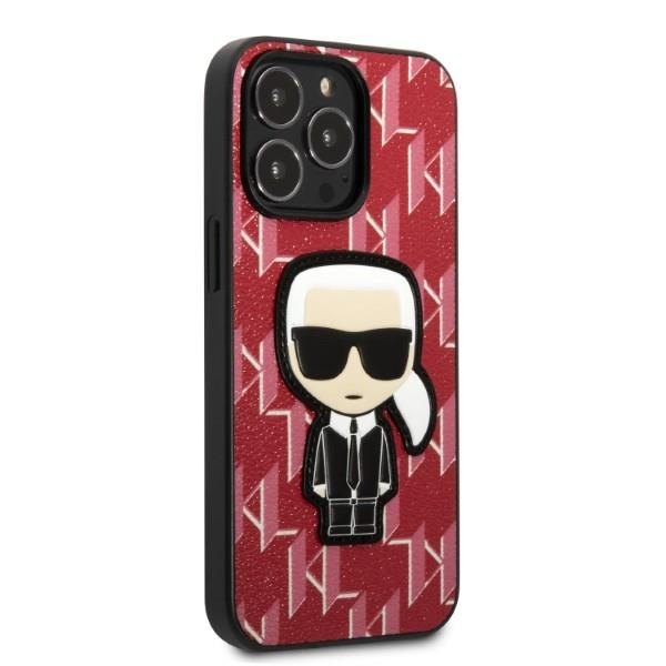 Dėklas Karl Lagerfeld Monogram Ikonik Patch KLHCP13XPMNIKPI iPhone 13 Pro Max Raudonas 3 Dėklas Karl Lagerfeld Monogram Ikonik Patch KLHCP13XPMNIKPI iPhone 13 Pro Max Raudonas 3