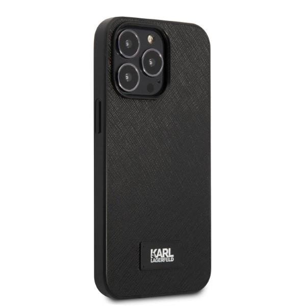 Dėklas Karl Lagerfeld Saffiano Plaque KLHCP13XSFMP2K iPhone 13 Pro Max Juodas 3 Dėklas Karl Lagerfeld Saffiano Plaque KLHCP13XSFMP2K iPhone 13 Pro Max Juodas 3