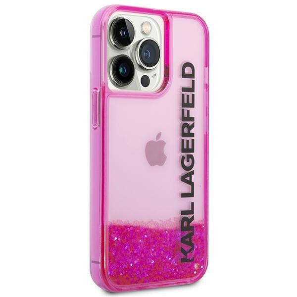 Dėklas Karl Lagerfeld Liquid Glitter Elong KLHCP14LLCKVF iPhone 14 Pro Rožinis 2 Dėklas Karl Lagerfeld Liquid Glitter Elong KLHCP14LLCKVF iPhone 14 Pro Rožinis 2