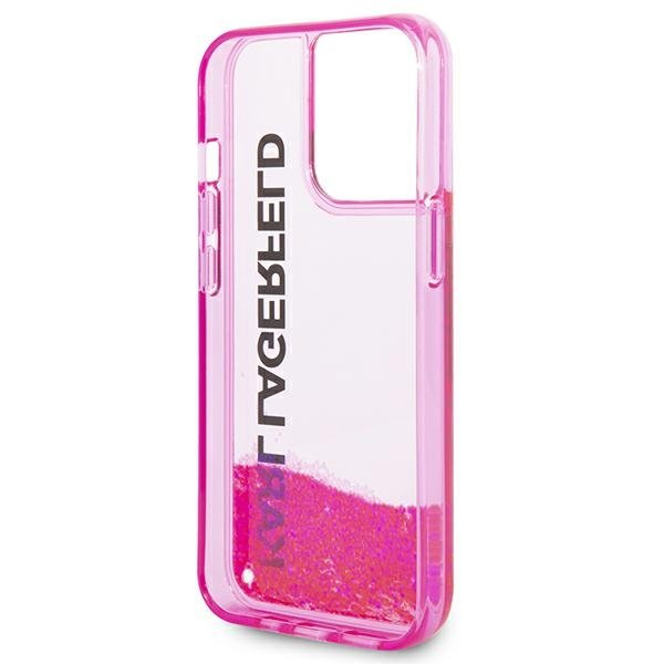 Dėklas Karl Lagerfeld Liquid Glitter Elong KLHCP14LLCKVF iPhone 14 Pro Rožinis 6 Dėklas Karl Lagerfeld Liquid Glitter Elong KLHCP14LLCKVF iPhone 14 Pro Rožinis 6
