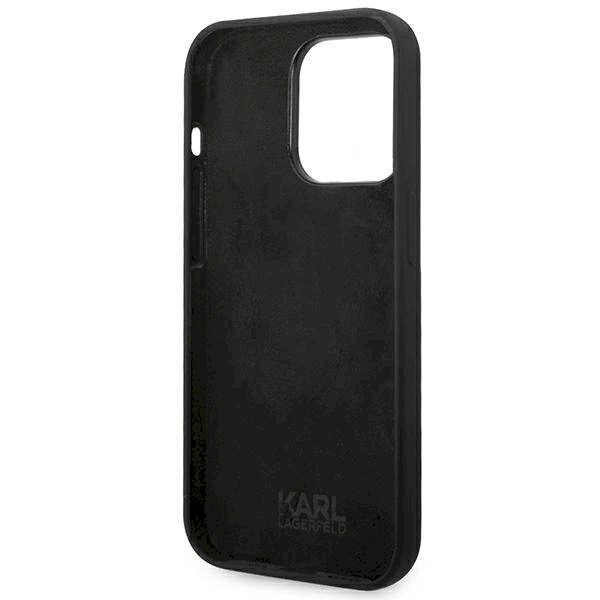 Karl Lagerfeld KLHCP14LSLCTBK iPhone 14 Pro 6.1 "hardcase Juodas Silicone Choupette Body 6 Karl Lagerfeld KLHCP14LSLCTBK iPhone 14 Pro 6.1 "hardcase Juodas Silicone Choupette Body 6