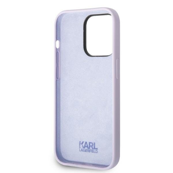 iPhone 14 Pro Karl Lagerfeld dėklas – violetinis 6