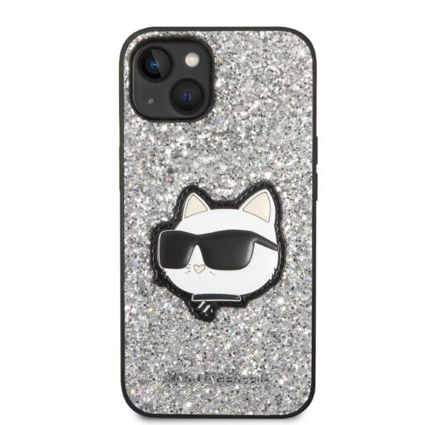 Dėklas Karl Lagerfeld Glitter Choupette Patch KLHCP14MG2CPS iPhone 14 Plus Sidabrinis 2 Dėklas Karl Lagerfeld Glitter Choupette Patch KLHCP14MG2CPS iPhone 14 Plus Sidabrinis 2