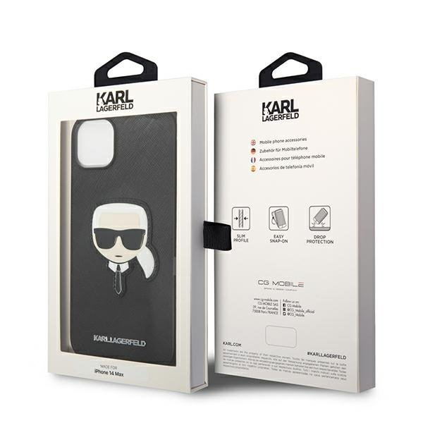 Dėklas Karl Lagerfeld KLHCP14MSAPKHK iPhone 14 Plus Juodas 4 Dėklas Karl Lagerfeld KLHCP14MSAPKHK iPhone 14 Plus Juodas 4