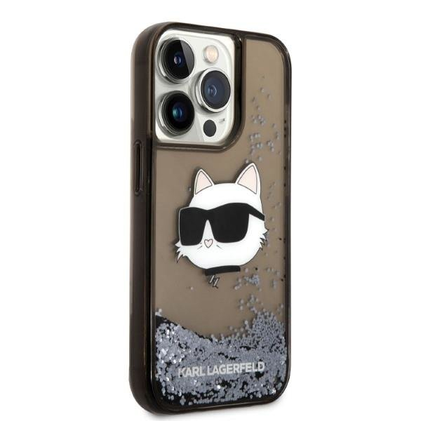 Dėklas Karl Lagerfeld Glitter Choupette Head KLHCP14XLNCHCK iPhone 14 Pro Max Juodas 3 Dėklas Karl Lagerfeld Glitter Choupette Head KLHCP14XLNCHCK iPhone 14 Pro Max Juodas 3
