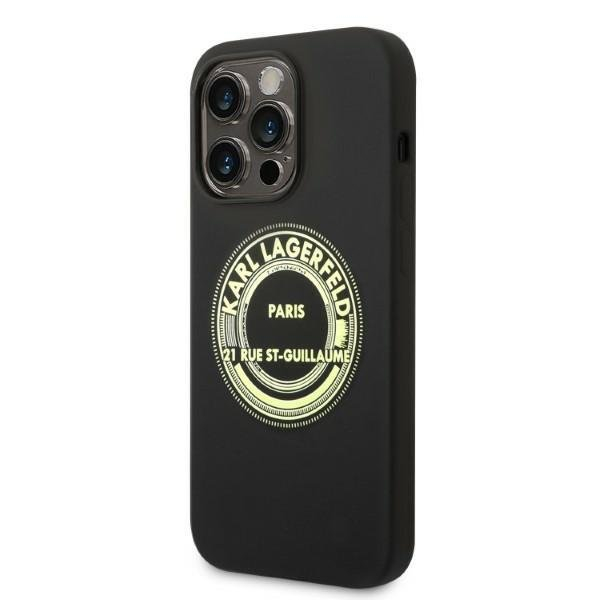 Dėklas Karl Lagerfeld Silicone RSG KLHCP14XSRSGRCK iPhone 14 Pro Max Juodas 1 Dėklas Karl Lagerfeld Silicone RSG KLHCP14XSRSGRCK iPhone 14 Pro Max Juodas 1