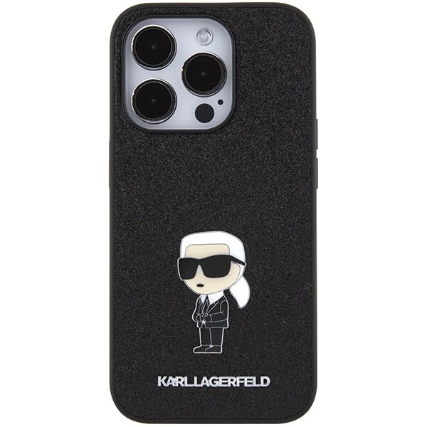 iPhone 15 Pro Karl Lagerfeld dėklas – juodas 2 iPhone 15 Pro Karl Lagerfeld dėklas – juodas 2