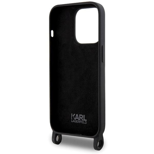Originalus dėklas Karl Lagerfeld KLHCP15XSCBSCNK iPhone 15 Pro Max 6.7 hardcase Juodas Crossbody Silicone Choupette 5 Originalus dėklas Karl Lagerfeld KLHCP15XSCBSCNK iPhone 15 Pro Max 6.7 hardcase Juodas Crossbody Silicone Choupette 5