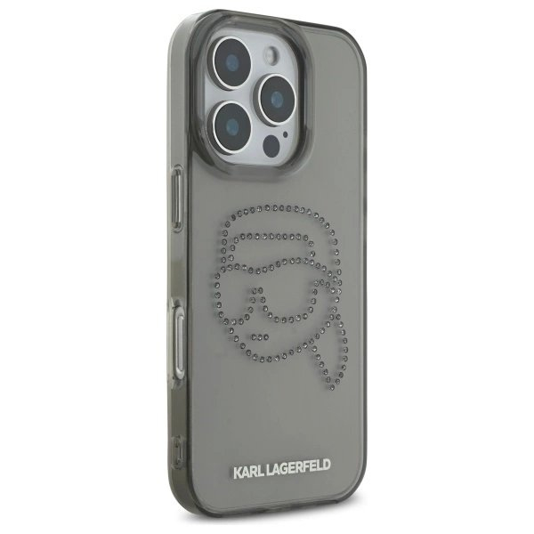 Karl Lagerfeld KLHCP16XHKHDCELK iPhone 16 Pro Max 6.9" Juodas/Juodas hardcase IML Rhinestones Karl Head 3 Karl Lagerfeld KLHCP16XHKHDCELK iPhone 16 Pro Max 6.9" Juodas/Juodas hardcase IML Rhinestones Karl Head 3