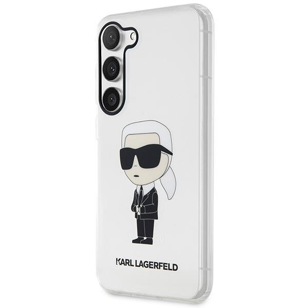 Dėklas Karl Lagerfeld Ikonik KLHCS23SHNIKTCT Samsung Galaxy S23 S911 Permatomas 1 Dėklas Karl Lagerfeld Ikonik KLHCS23SHNIKTCT Samsung Galaxy S23 S911 Permatomas 1