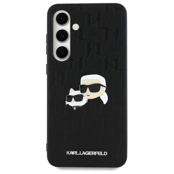 Dėklas Karl Lagerfeld KLHCS24FEPGKLKCPK Sam S24 FE S721 Juodas/Juodas hard Monogram KarlChaoupette Head Pin 2 Dėklas Karl Lagerfeld KLHCS24FEPGKLKCPK Sam S24 FE S721 Juodas/Juodas hard Monogram KarlChaoupette Head Pin 2