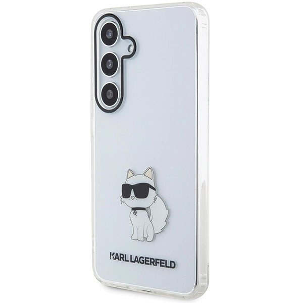 Originalus Karl Lagerfeld Dėklas KLHCS24MHNCHTCT S24+ S926 Permatomas hardcase IML Choupette 1 Originalus Karl Lagerfeld Dėklas KLHCS24MHNCHTCT S24+ S926 Permatomas hardcase IML Choupette 1