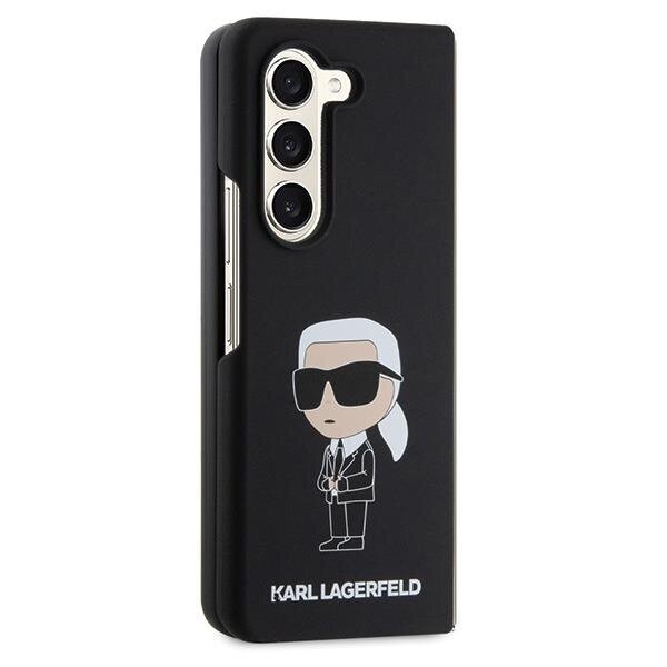 Originalus dėklas Karl Lagerfeld KLHCZFD5SNIKBCK Z Fold5 hardcase Juodas Silicone Ikonik 4 Originalus dėklas Karl Lagerfeld KLHCZFD5SNIKBCK Z Fold5 hardcase Juodas Silicone Ikonik 4