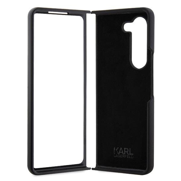 Originalus dėklas Karl Lagerfeld KLHCZFD5SNIKBCK Z Fold5 hardcase Juodas Silicone Ikonik 5 Originalus dėklas Karl Lagerfeld KLHCZFD5SNIKBCK Z Fold5 hardcase Juodas Silicone Ikonik 5