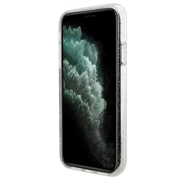 Originalus dėklas Karl Lagerfeld KLHMN61HGKCNOT case skirta iPhone 11 / Xr - Permatomas hardcase Karl& Choupette Glitter MagSafe 4 Originalus dėklas Karl Lagerfeld KLHMN61HGKCNOT case skirta iPhone 11 / Xr - Permatomas hardcase Karl& Choupette Glitter MagSafe 4