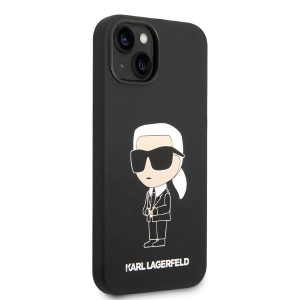 Dėklas Karl Lagerfeld Silicone Ikonik Magsafe KLHMP14MSNIKBCK iPhone 14 Plus Juodas 3 Dėklas Karl Lagerfeld Silicone Ikonik Magsafe KLHMP14MSNIKBCK iPhone 14 Plus Juodas 3