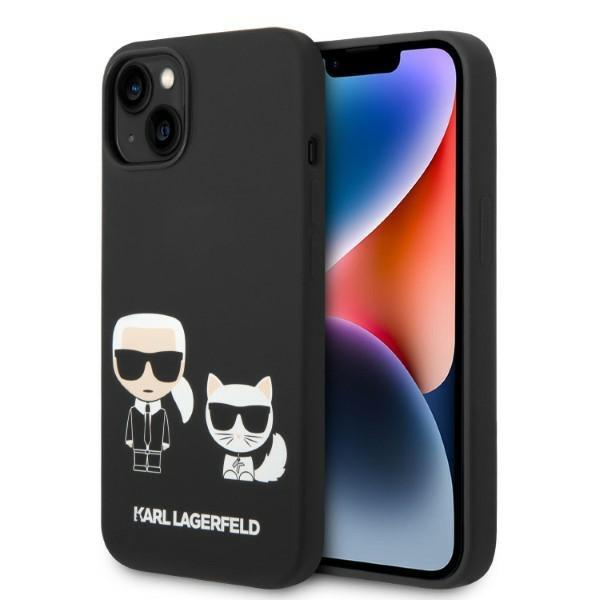 Dėklas Karl Lagerfeld Silicone Karl & Choupette Magsafe KLHMP14MSSKCK iPhone 14 Plus Juodas Dėklas Karl Lagerfeld Silicone Karl & Choupette Magsafe KLHMP14MSSKCK iPhone 14 Plus Juodas