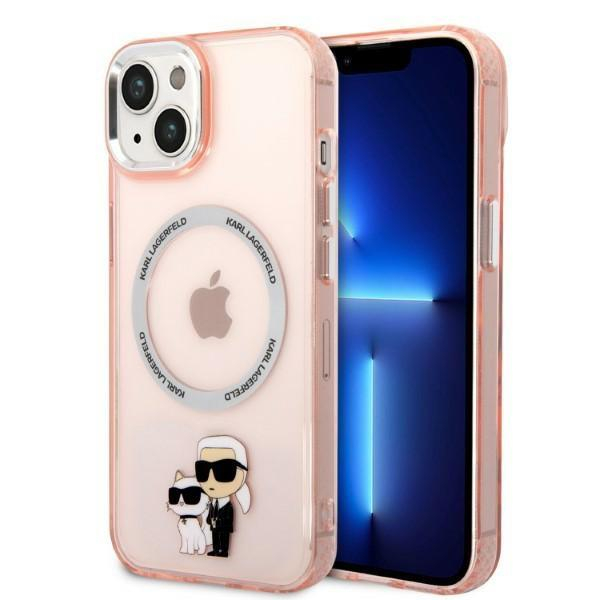 Dėklas Karl Lagerfeld Iconic Karl&Choupette Magsafe KLHMP14SHNKCIP iPhone 14 Rožinis Dėklas Karl Lagerfeld Iconic Karl&Choupette Magsafe KLHMP14SHNKCIP iPhone 14 Rožinis