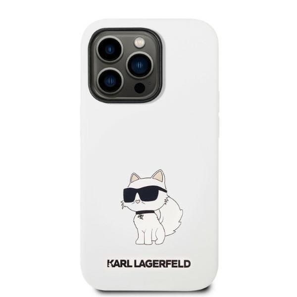 Dėklas Karl Lagerfeld Silicone Choupette MagSafe KLHMP14XSNCHBCH iPhone 14 Pro Max Baltas 2 Dėklas Karl Lagerfeld Silicone Choupette MagSafe KLHMP14XSNCHBCH iPhone 14 Pro Max Baltas 2