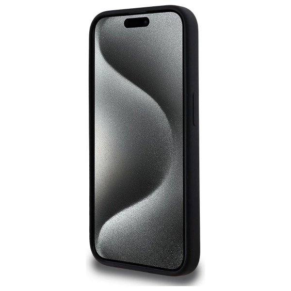 Karl Lagerfeld KLHMP15LSKHPPLK iPhone 15 Pro 6.1" Juodas/Juodas hardcase Silikoninis Karl Head Print MagSafe 4 Karl Lagerfeld KLHMP15LSKHPPLK iPhone 15 Pro 6.1" Juodas/Juodas hardcase Silikoninis Karl Head Print MagSafe 4