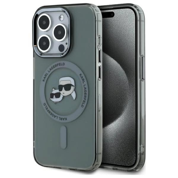 Dėklas Karl Lagerfeld KLHMP15XHLSKCK iPhone 15 Pro Max 6.7 Juodas/Juodas hard IML Metal KarlChoupette Head MagSafe Dėklas Karl Lagerfeld KLHMP15XHLSKCK iPhone 15 Pro Max 6.7 Juodas/Juodas hard IML Metal KarlChoupette Head MagSafe