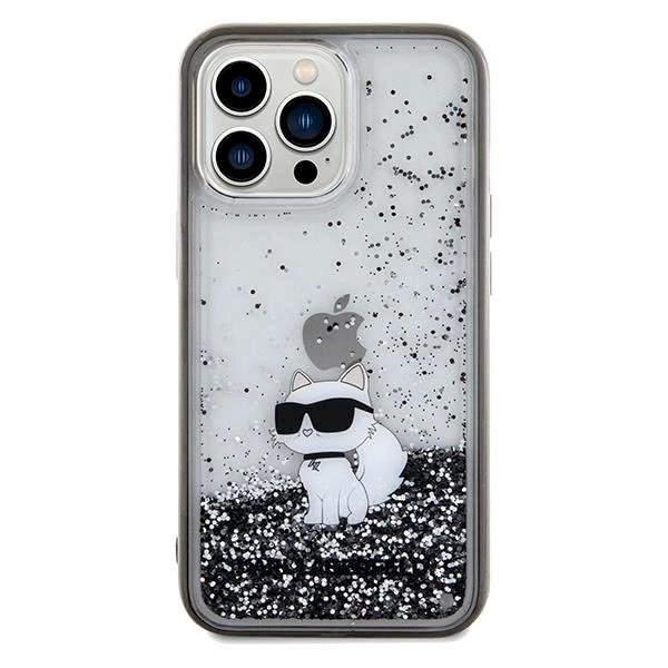 Karl Lagerfeld Liquid Glitter Choupette dėklas skirtas iPhone 13 Pro / 13 - Permatomas 2 Karl Lagerfeld Liquid Glitter Choupette dėklas skirtas iPhone 13 Pro / 13 - Permatomas 2
