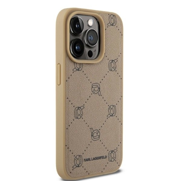 Dėklas Karl Lagerfeld Magsafe Karl Head  iPhone 15 Pro Max - Beige 3