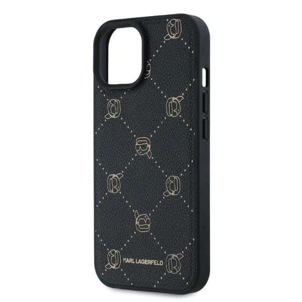 Dėklas Karl Lagerfeld Magsafe Karl Head iPhone 15  - Juodas 2 Dėklas Karl Lagerfeld Magsafe Karl Head iPhone 15  - Juodas 2
