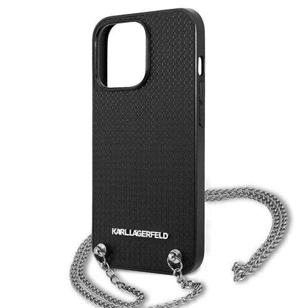 Karl Lagerfeld Monogram Plaque Dėklas skirtas iPhone 13 Pro / 13 6.1&quot; - Blackx 5