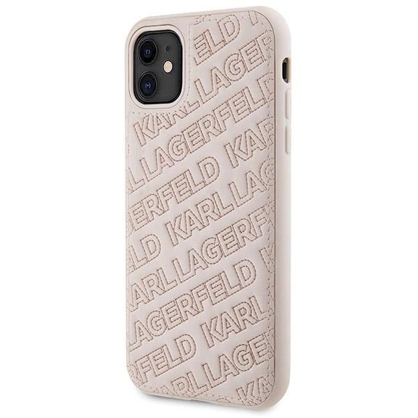 Karl Lagerfeld Quilted K Pattern dėklas skirtas iPhone 11 / Xr - Rožinis 1 Karl Lagerfeld Quilted K Pattern dėklas skirtas iPhone 11 / Xr - Rožinis 1
