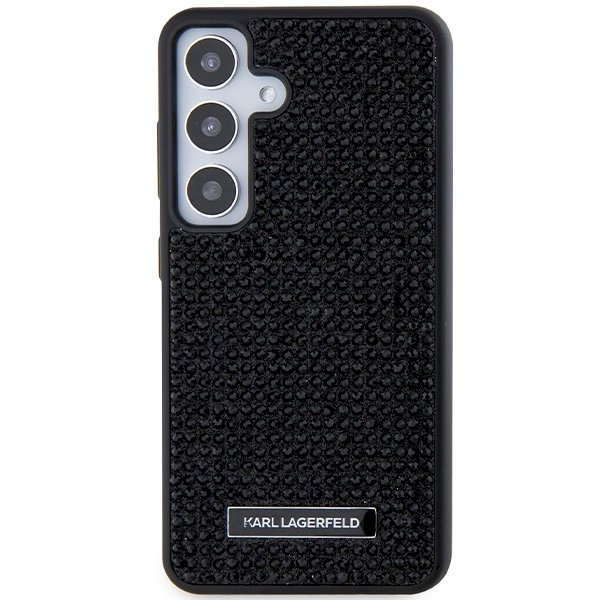 Originalus Karl Lagerfeld Dėklas Rhinestone Metal LogoSamsung Galaxy S24 - Juodas 2 Originalus Karl Lagerfeld Dėklas Rhinestone Metal LogoSamsung Galaxy S24 - Juodas 2