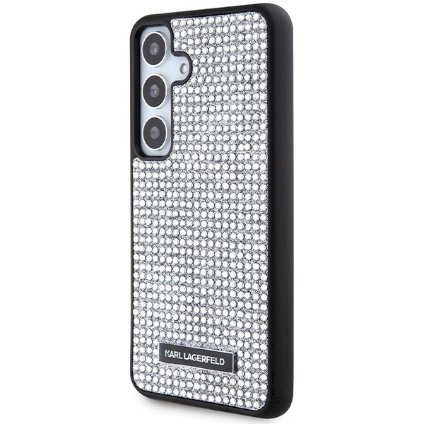 Originalus Karl Lagerfeld Dėklas Rhinestone Metal LogoSamsung Galaxy S24 - Sidabrinis 1 Originalus Karl Lagerfeld Dėklas Rhinestone Metal LogoSamsung Galaxy S24 - Sidabrinis 1