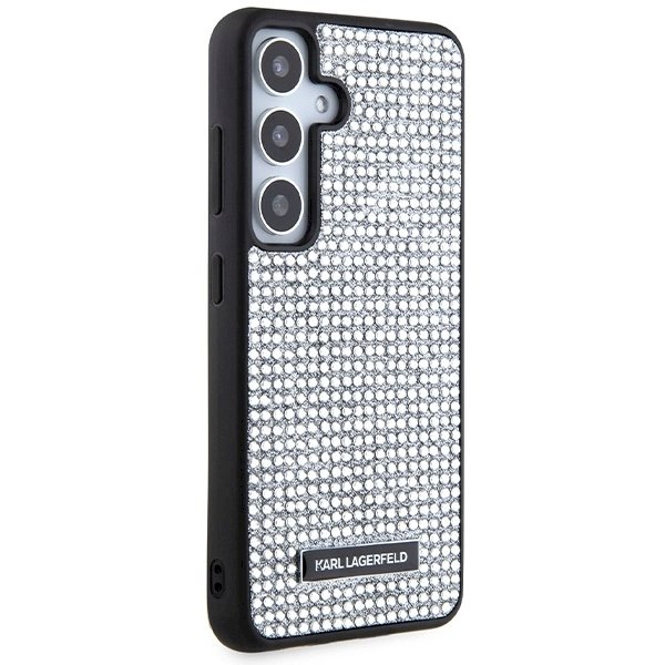 Originalus Karl Lagerfeld Dėklas Rhinestone Metal LogoSamsung Galaxy S24 - Sidabrinis 3 Originalus Karl Lagerfeld Dėklas Rhinestone Metal LogoSamsung Galaxy S24 - Sidabrinis 3