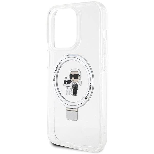 Karl Lagerfeld Ring Stand Karl&Choupette MagSafe dėklas skirtas iPhone 13 Pro / 13 - Baltas 5 Karl Lagerfeld Ring Stand Karl&Choupette MagSafe dėklas skirtas iPhone 13 Pro / 13 - Baltas 5