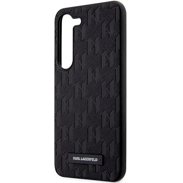 Karl Lagerfeld Saffiano Mono Metal Logo dėklas Samsung Galaxy S24 - Juodas 5 Karl Lagerfeld Saffiano Mono Metal Logo dėklas Samsung Galaxy S24 - Juodas 5