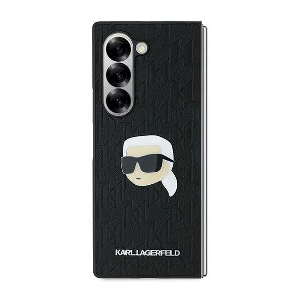 Karl Lagerfeld Saffiano Monogram Head Pin Dėklas Samsung Galaxy Z Fold 6 - juodas 1 Karl Lagerfeld Saffiano Monogram Head Pin Dėklas Samsung Galaxy Z Fold 6 - juodas 1