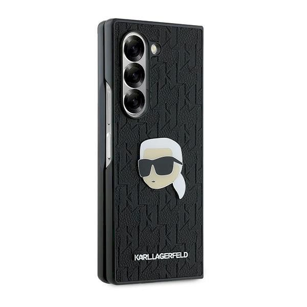 Karl Lagerfeld Saffiano Monogram Head Pin Dėklas Samsung Galaxy Z Fold 6 - juodas 4 Karl Lagerfeld Saffiano Monogram Head Pin Dėklas Samsung Galaxy Z Fold 6 - juodas 4