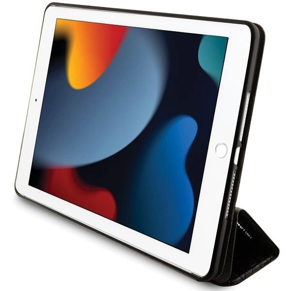 iPad 10.2 (2019, 7 gen.) Karl Lagerfeld Saffiano Monogram Ikonik Folio dėklas – juodas 3 iPad 10.2 (2019, 7 gen.) Karl Lagerfeld Saffiano Monogram Ikonik Folio dėklas – juodas 3
