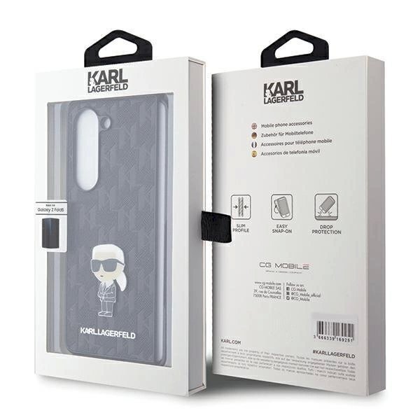Karl Lagerfeld Saffiano Monogram Ikonik Pin dėklas skirtas Samsung Galaxy Z Fold 5 - Juodas 6 Karl Lagerfeld Saffiano Monogram Ikonik Pin dėklas skirtas Samsung Galaxy Z Fold 5 - Juodas 6
