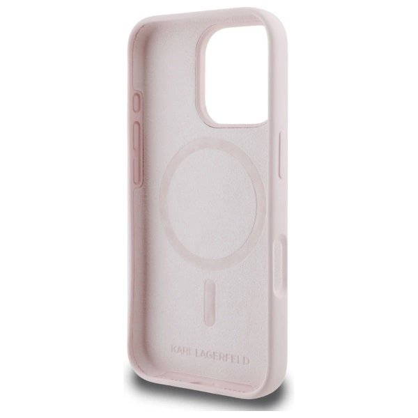 Karl Lagerfeld Silikoninis Dėklas Heads Print MagSafe skirtas iPhone 16 Pro Max - Rožinis 6 Karl Lagerfeld Silikoninis Dėklas Heads Print MagSafe skirtas iPhone 16 Pro Max - Rožinis 6
