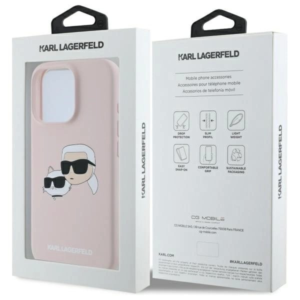 Karl Lagerfeld Silikoninis Dėklas Heads Print MagSafe skirtas iPhone 16 Pro Max - Rožinis 7 Karl Lagerfeld Silikoninis Dėklas Heads Print MagSafe skirtas iPhone 16 Pro Max - Rožinis 7