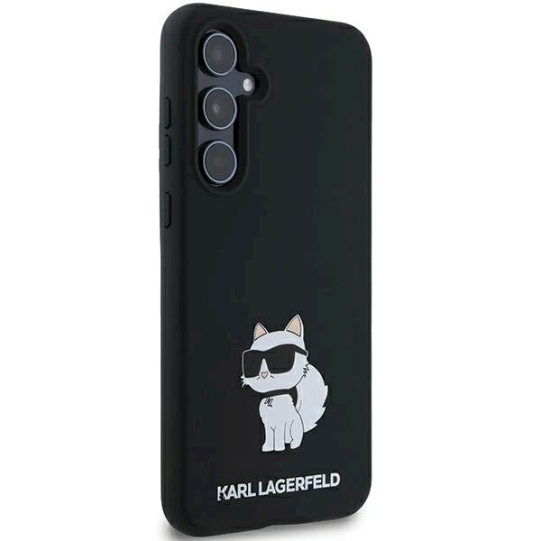 Karl Lagerfeld Silicone Choupette dėklas Samsung Galaxy A35 - Juodas 3 Karl Lagerfeld Silicone Choupette dėklas Samsung Galaxy A35 - Juodas 3