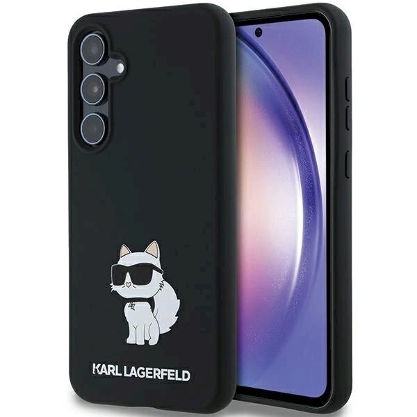 Karl Lagerfeld Silicone Choupette dėklas Samsung Galaxy A35 - Juodas Karl Lagerfeld Silicone Choupette dėklas Samsung Galaxy A35 - Juodas