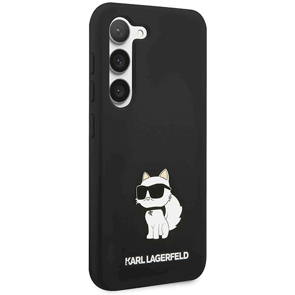 Originalus Karl Lagerfeld Dėklas Silicone ChoupetteSamsung Galaxy S24 - Juodas 3 Originalus Karl Lagerfeld Dėklas Silicone ChoupetteSamsung Galaxy S24 - Juodas 3