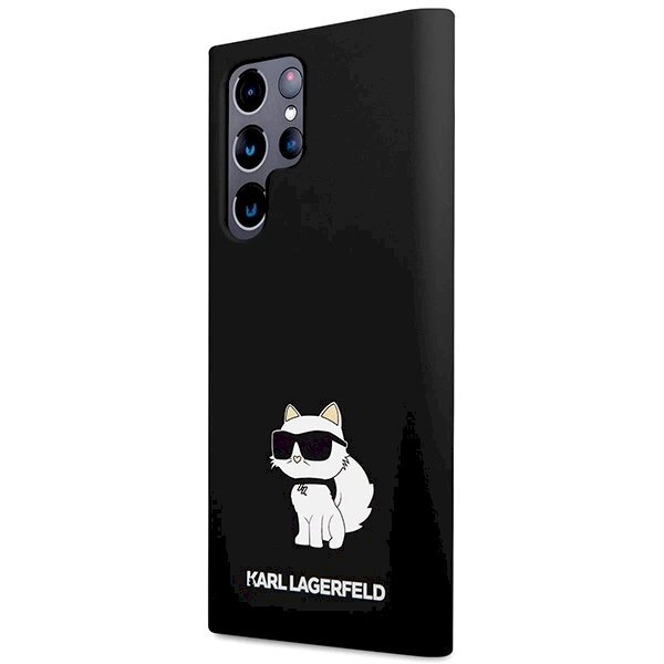 Karl Lagerfeld Silicone Choupette dėklas Samsung Galaxy S24 Ultra - Juodas 1 Karl Lagerfeld Silicone Choupette dėklas Samsung Galaxy S24 Ultra - Juodas 1