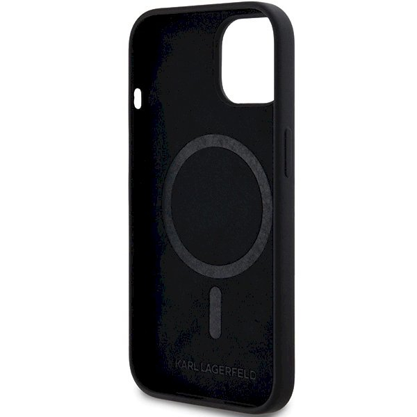 Karl Lagerfeld Silicone Choupette Head MagSafe dėklas iPhone 15/14/13 - Juodas 6 Karl Lagerfeld Silicone Choupette Head MagSafe dėklas iPhone 15/14/13 - Juodas 6